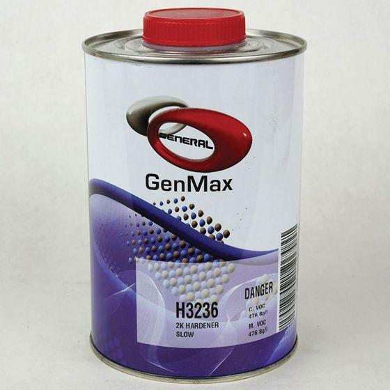 GenMax H3236Q Slow National Rule 2K Hardener, 1 qt Can, Clear, Liquid, Use With: 5010 2K Rapid Clear