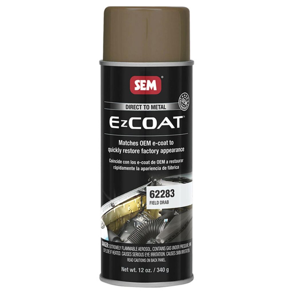 EZ Coat™ 62283 Metal Coating, 16 oz Aerosol Can, Field Drab, 13 sq-ft/Can Coverage