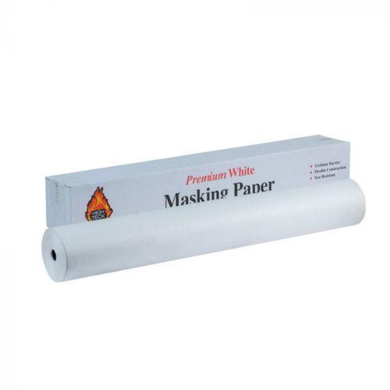High Teck™ White Guard MP600W-36 Premium Masking Paper, 36 in W x 750 ft L, 24 lb Basis