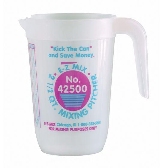 E-Z Mix® 42500 Mixing Pitcher, 2.5 qt (10 Per Box)
