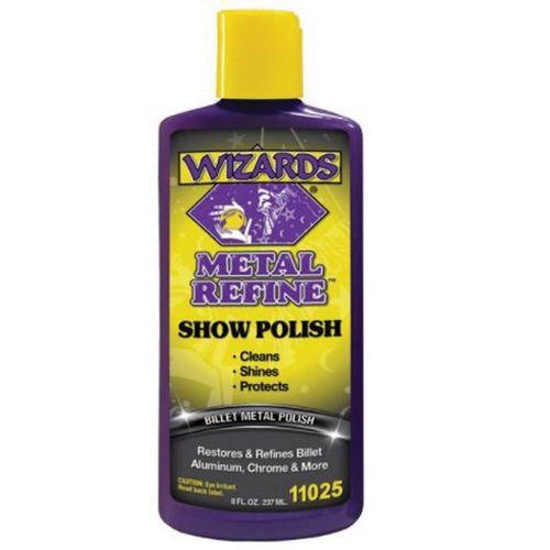 WIZARDS® Metal Refine™ 11025 Show Polish, 8 oz Squeeze Bottle, Orange