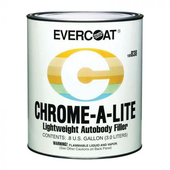 EVERCOAT® CHROME-A-LITE™ 100838 Professional Lightweight Body Filler, 3 L Can, Yellow, Liquid