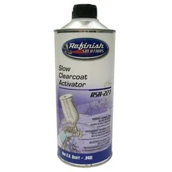 MATRIX RSA-227-Q01 Slow Activator, 1 qt, Liquid, Use With: Clearcoat