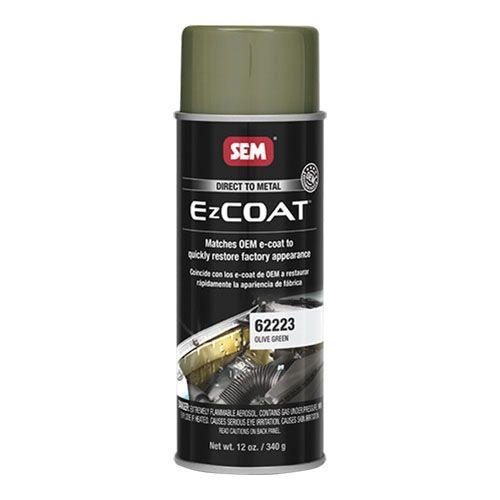 EZ Coat™ 62223 Direct-To-Metal Coating, 16 oz, Olive Green, 13 sq-ft at 1 mil DFT Coverage, 30 min Dry Curing