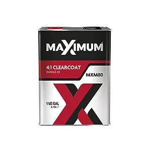U-POL® Maximum™ MXM80 Clearcoat, 1 gal Can, 4:1 Mixing
