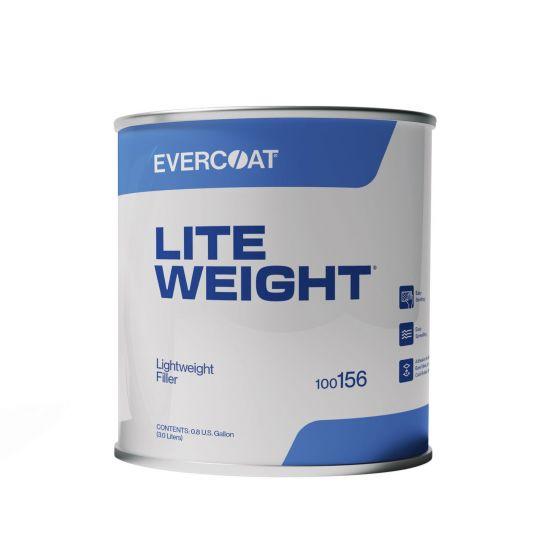EVERCOAT® LITE WEIGHT® 100156 Professional Lightweight Body Filler, 3 L Can, Gray, Liquid
