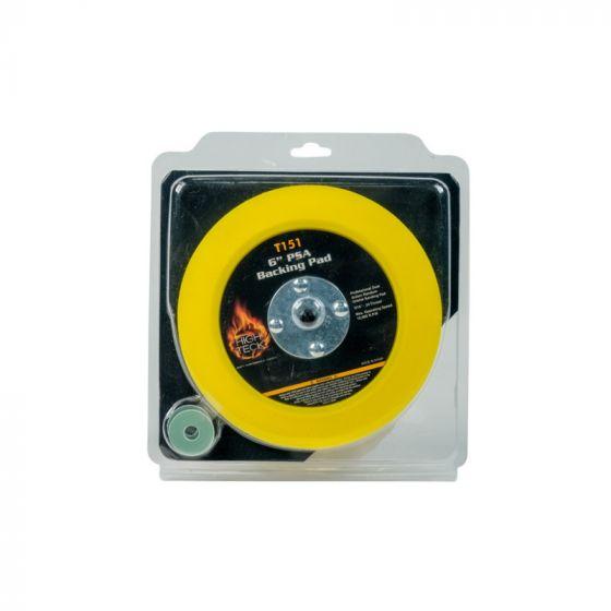High Teck™ T151 Backing Pad, 6 in Dia, 10000 rpm, Medium Density, PSA, Polyurethane Foam