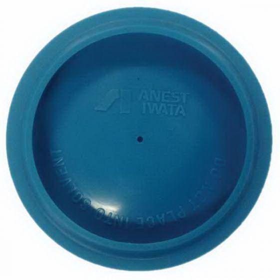 ANEST IWATA 94008321 Center Post Gravity Cup Lid, Plastic, Blue, Use With: PCG7/10/4 Center Post Gravity Cup