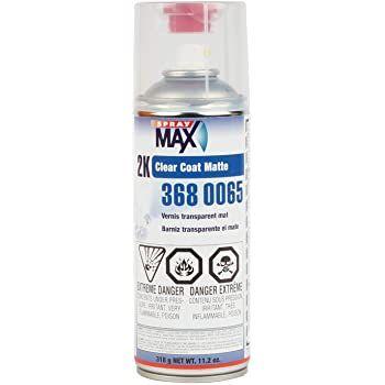 SprayMax® 3680065 2K Clear Coat, 11.2 oz, Matte