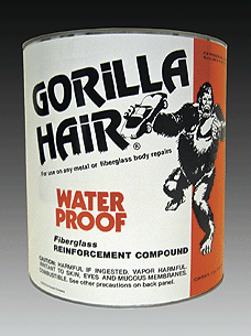 Clausen, Gorilla Hair, Long Strand, Fiberglass Filler, Quart