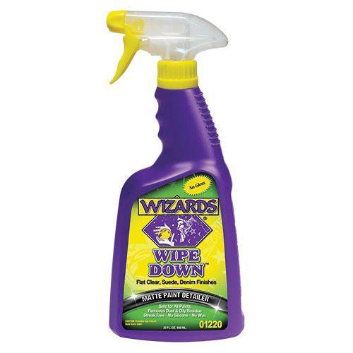 WIZARDS® Wipe Down™ 01220 Matte Paint Detailer, 22 oz Spray Bottle, Pink