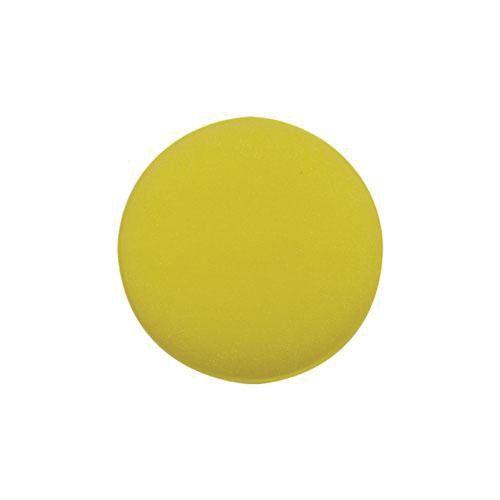 WIZARDS® 11009 Round Applicator Pad, 4 in Overall Dia, Yellow
