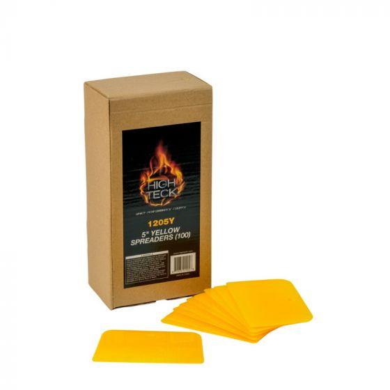 High Teck™ 1205Y Spreader, 5 in W, Plastic, Yellow, Tapered Edge