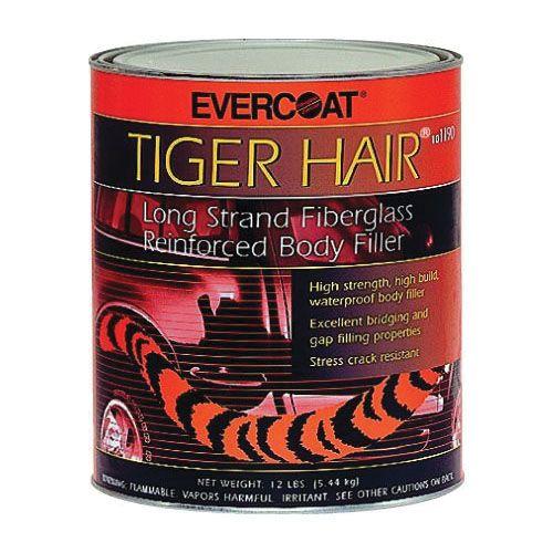 EVERCOAT® TIGER HAIR® 101190 Long Strand Fiber Reinforced Filler, 1 gal Can, Paste, Long Strand