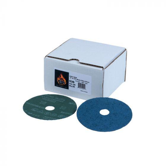 High Teck™ 536 Grinding Disc, 5 in Dia, 36 Grit, Zirconia (25 Per Box)