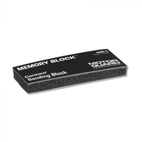 MOTOR GUARD MB-1 Memory Sanding Block, 2-5/8 in W x 6-1/2 in L, PSA Attachment