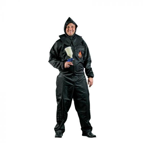 High Teck™ PS120B Premium Paint Suit, 2X-Large, Black, 2-Way Zipper