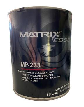 MATRIX MP-233-G01 Low VOC DTM Surface/Sealer, 1 gal Can, Gray