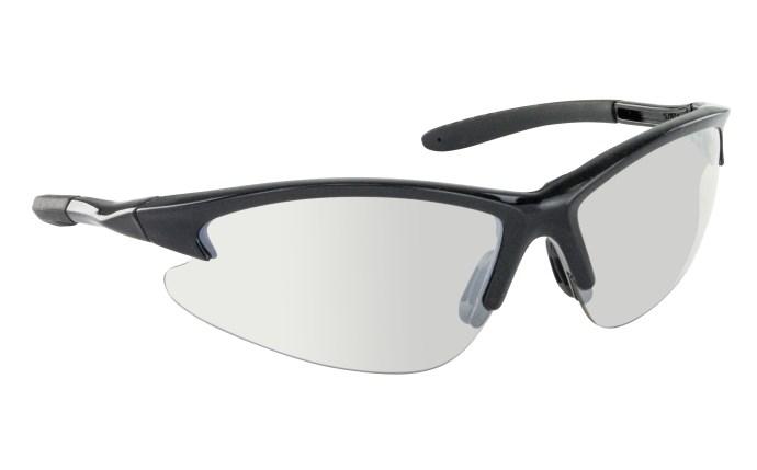 SAS® DB2™ 540-0601 Lightweight Safety Glasses, Black Tint Lens, Black Frame