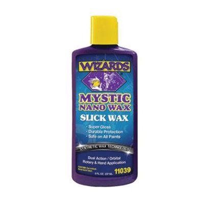 WIZARDS® Mystic Nano Wax™ 11030 Super Slick Nano Wax, 32 oz Squeeze Bottle, Off-White