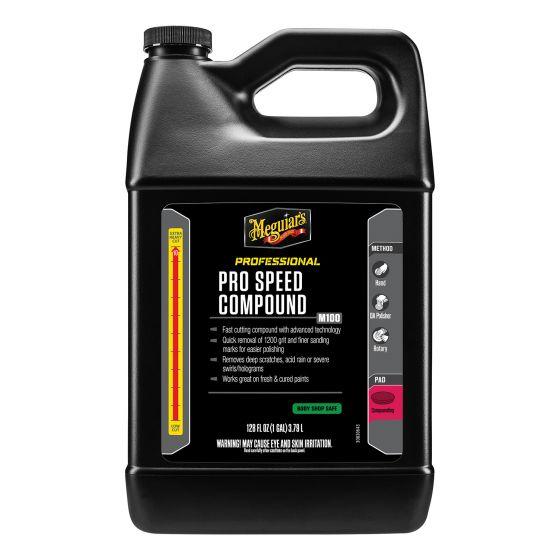 Meguiar's® Mirror Glaze® M10001 Pro Speed Compound, 1 gal, Clear, Liquid, Compound