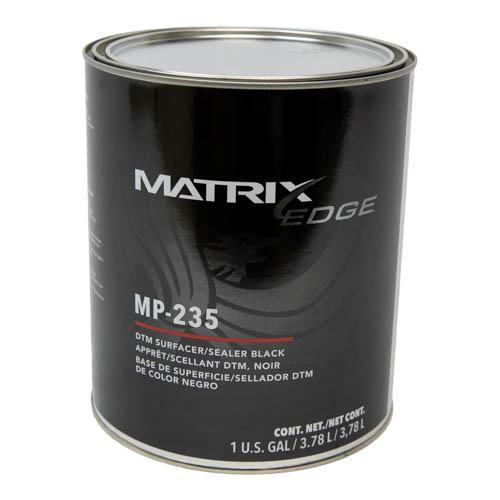 MATRIX MP-235-Q01 National Rule DTM Primer Surfacer/Sealer, 1 qt Can, Black