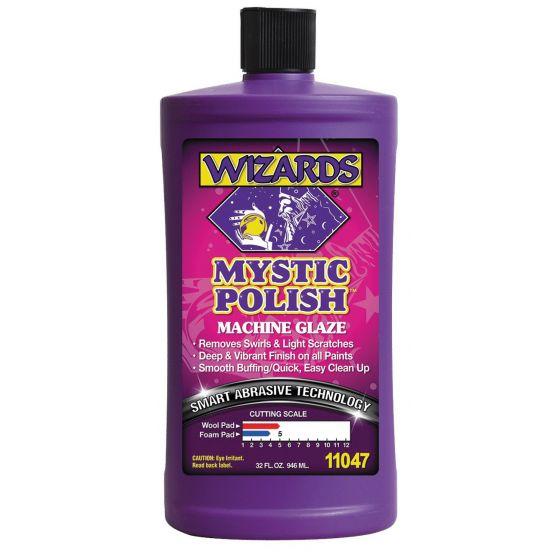 WIZARDS® Mystic Polish™ 11047 Machine Glaze, 32 oz Bottle, Orange, Liquid