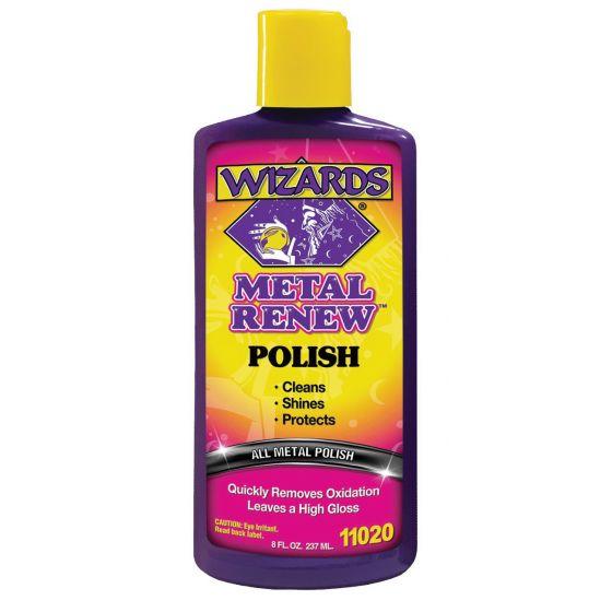WIZARDS® Metal Renew™ 11020 Polish, 8 oz Squeeze Bottle, Off-White