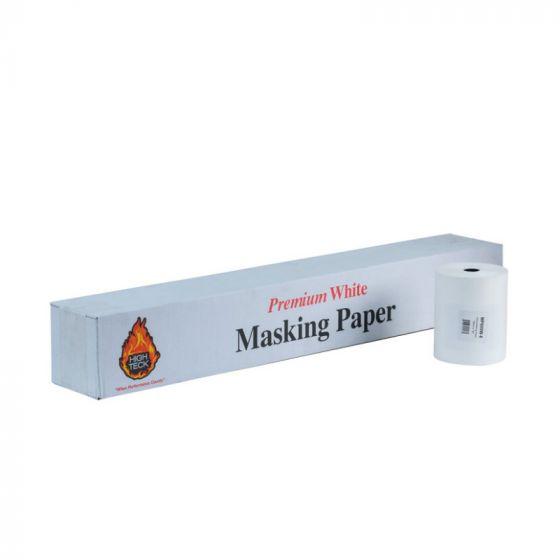 High Teck™ White Guard MP600W-6 Premium Masking Paper, 6 in W x 750 ft L, 24 lb Basis