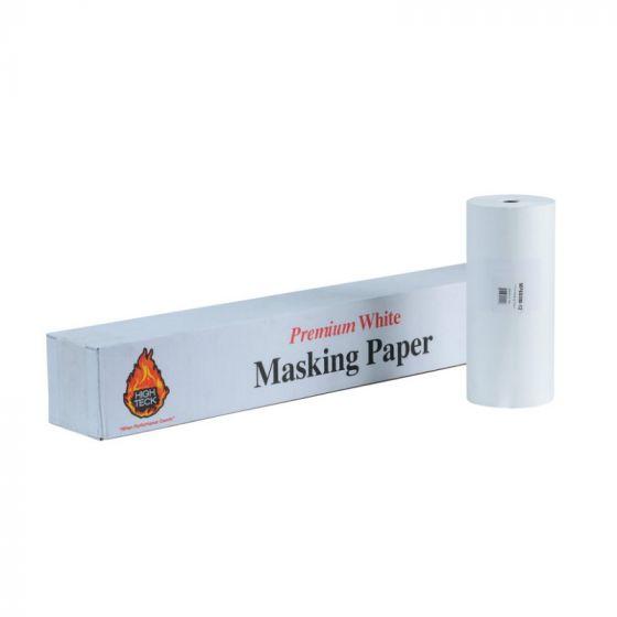 High Teck™ White Guard MP600W-12 Premium Masking Paper, 12 in W x 750 ft L, 24 lb Basis
