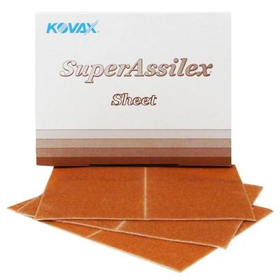 KOVAX® Super Assilex® 191-2517 Sanding Sheet, 130 mm W x 170 mm L, 240 Grit, K-240 Grade, Ceramic Alumina, Brown (25 Per Box)