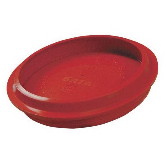 SATA® 71555 Cup Lid, Plastic, Use With: 0.75 and 1 L Reusable Gravity Flow Aluminum Cup