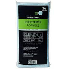 Member's Mark Microfiber Towels, 16" x 16", 36 ct.