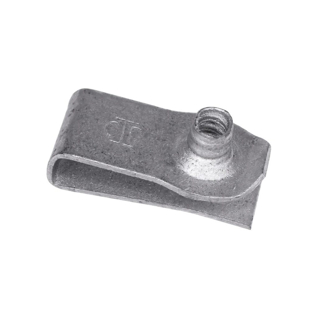 GM Extruded U-Nut, M4.2-1.41 (#8), Panel Range 65mm-3.80mm (0.25"-.150")