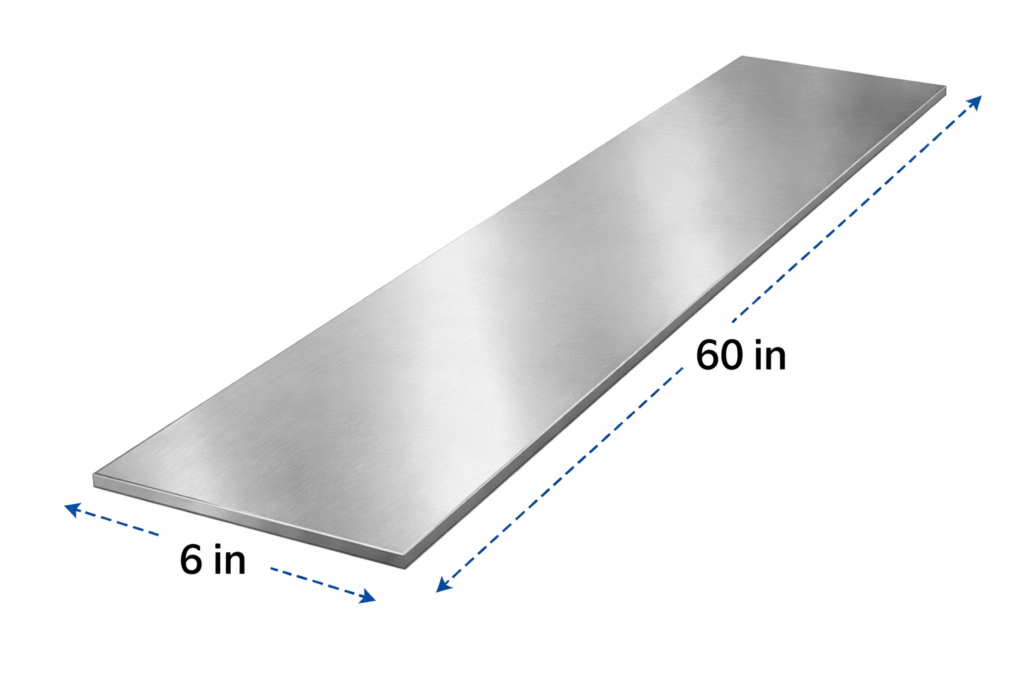 E-Z Fix™ 3701 Flat Sheet, 6 in W x 60 in L, Sheet Metal