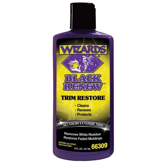 WIZARDS® Black Renew™ 66309 Trim Exterior Treatment, 8 oz, Off-White