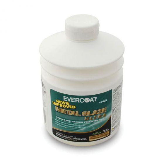 EVERCOAT® METAL GLAZE® Ultra 100425 Sanding Polyester Putty, 880 mL Pumptainer, Green, Liquid