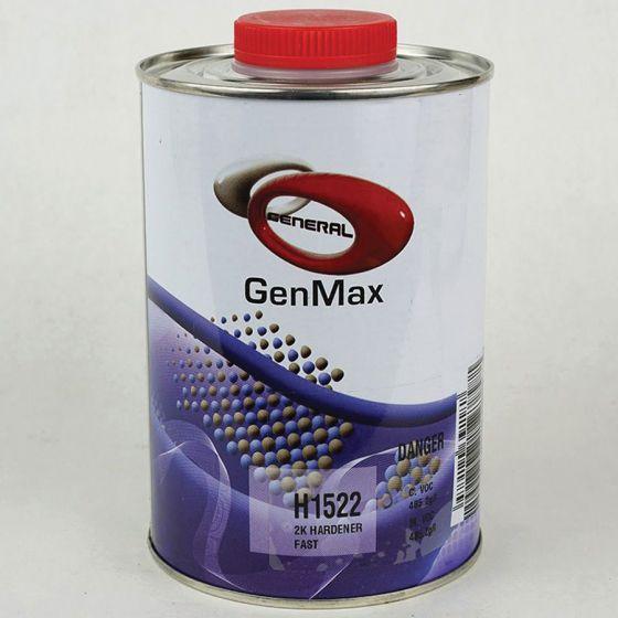 GenMax H1522Q Fast National Rule 2K Hardener, 1 qt Can, Clear, Liquid, Use With: 5010 2K Rapid Clear