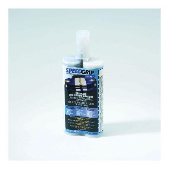 Norton® SPEEDGRIP™ 04617 Structural Adhesive, 220 mL, Liquid, Black, 1.288 at 70 deg F, 20 min Application