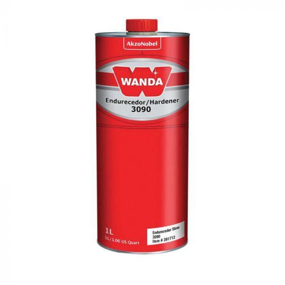 WANDA 391712 3090 Series Slow Hardener, 1 L Can, Liquid, 1:4 Mixing, Use With: Wanda Primer, Clear and 2K/PU Products