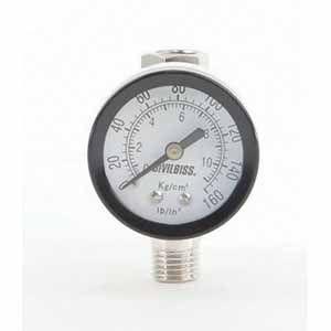 DevilBiss® HAV-501 High Output Air Adjusting Valve with Gauge, 1/4 in MNPT Inlet x 1/4 in FNPT Outlet