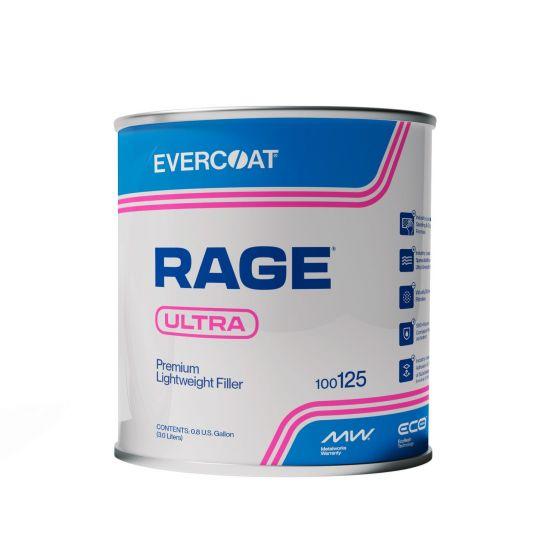 EVERCOAT® Rage® Ultra 100125 Body Filler, 1 gal Can, Light Gray, Paste