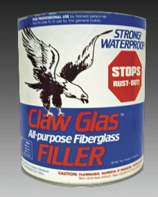 Clausen, Claw Glass, Short Strand, Fiberglass Filler, Gallon