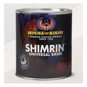 HOUSE OF KOLOR® SHIMRIN2® S2-00-Q01 FX Karrier Series Universal Basecoat, 1 qt Can, Clear